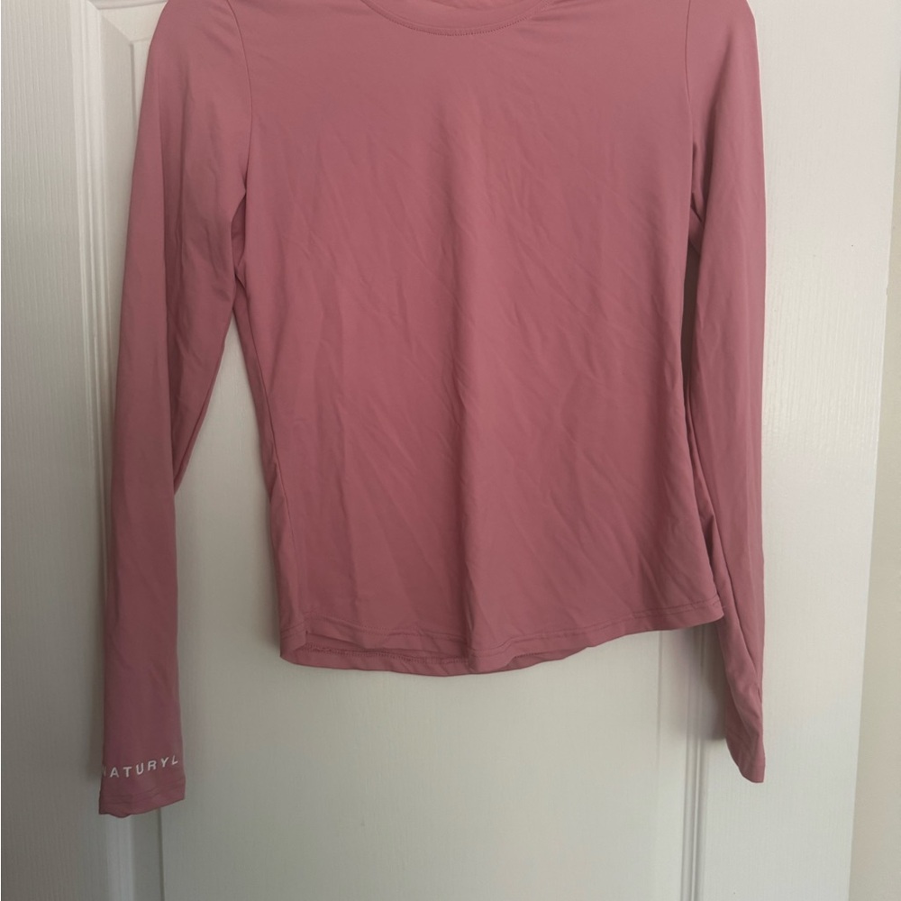 Long Sleeve Tee in Dusty Rose